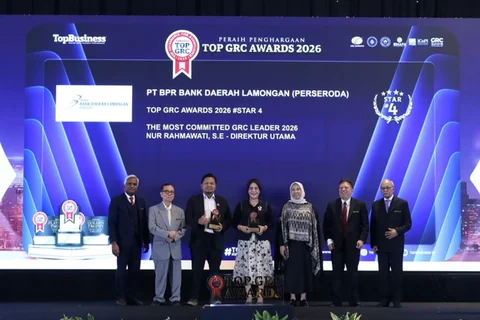Raih GRC Award 2026, BPR Bank Daerah Lamongan Siap Perkuat Sistem Digital dan Dorong Kredit UMKM
